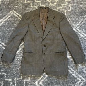 Oscar De La Renta Men's Brown Blazer Jacket Size 40R Sports Coat